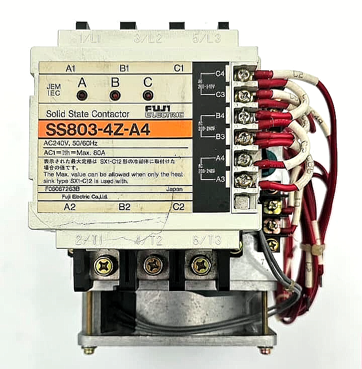 Fuji Electric SS8034ZA4 Solid State Contactor | 80A | AC 240V | JapanMade1
