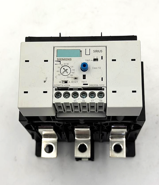 Siemens 3RB20561FC2 SIRIUS SolidState Overload Relay |200 A | Made in Germany1