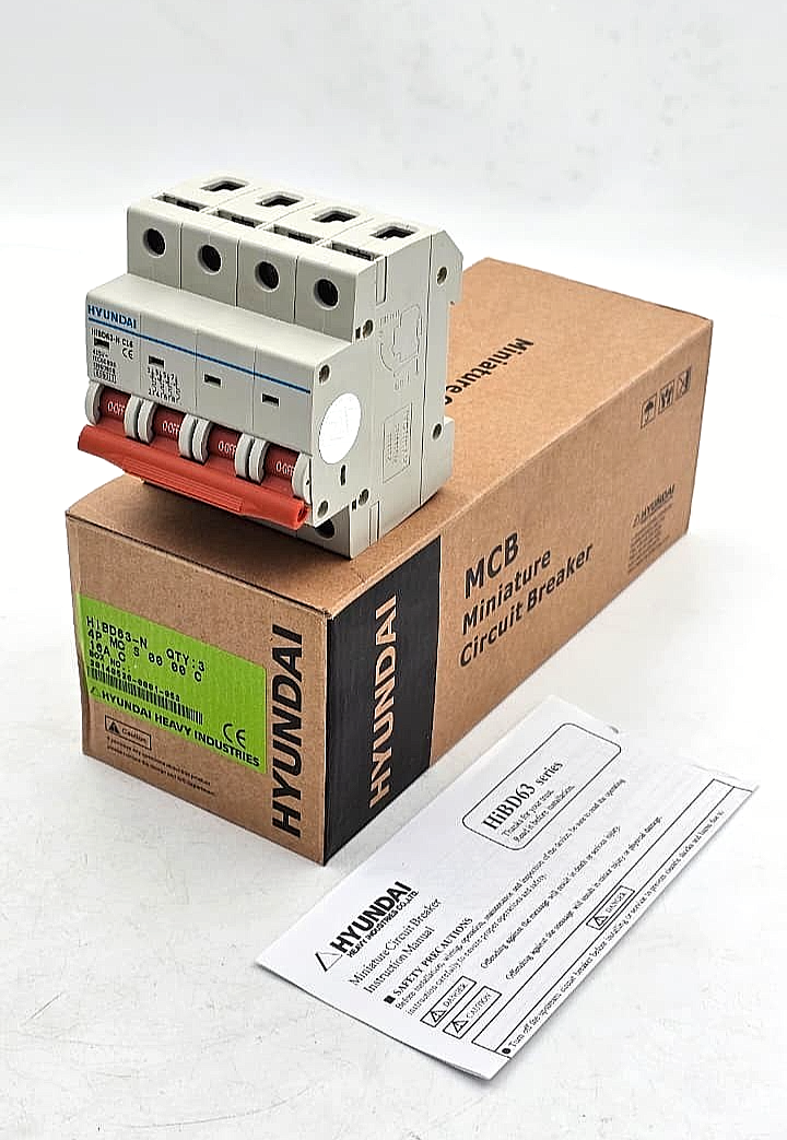 Hyundai HiBD63N | 4Pole |  16A Miniature Circuit Breaker ( 1 pcs )0