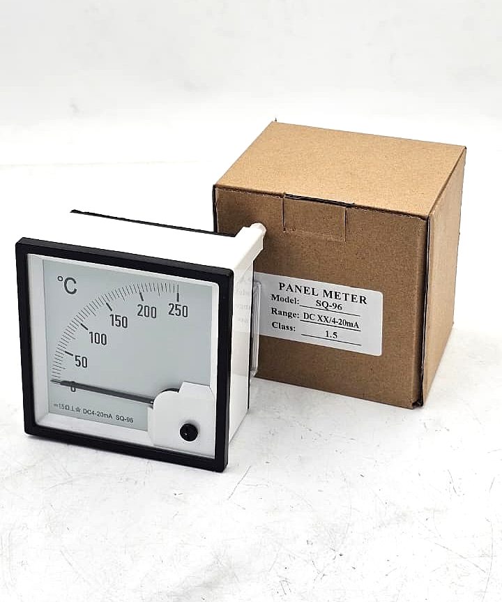 SQ96 Panel Meter 0250°C | DC 420mA Temperature Range0