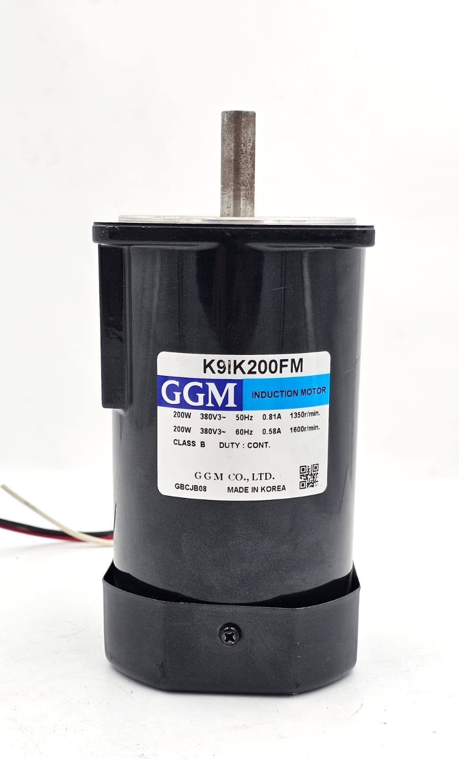 GGM K9IK200FM Induction Motor | 200W, 380V 3Phase, 50/60Hz | Made in Korea1