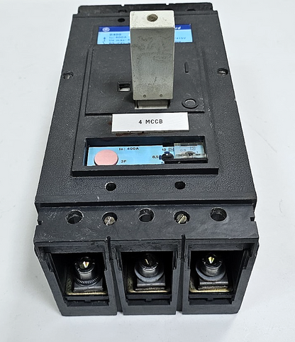 GE Record D400 MCCB – 400A, 690V, 35kA Icu, | 4Pole Circuit Breaker | Fast Ship3