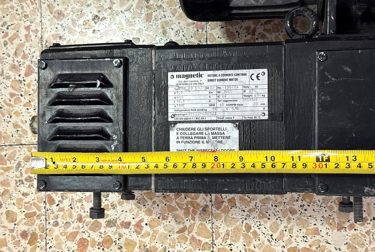 Magnetic | MM80 LJ | DC Motor | Made in Italy | 5.3 kW | 400V  DC | 3100 RPM9
