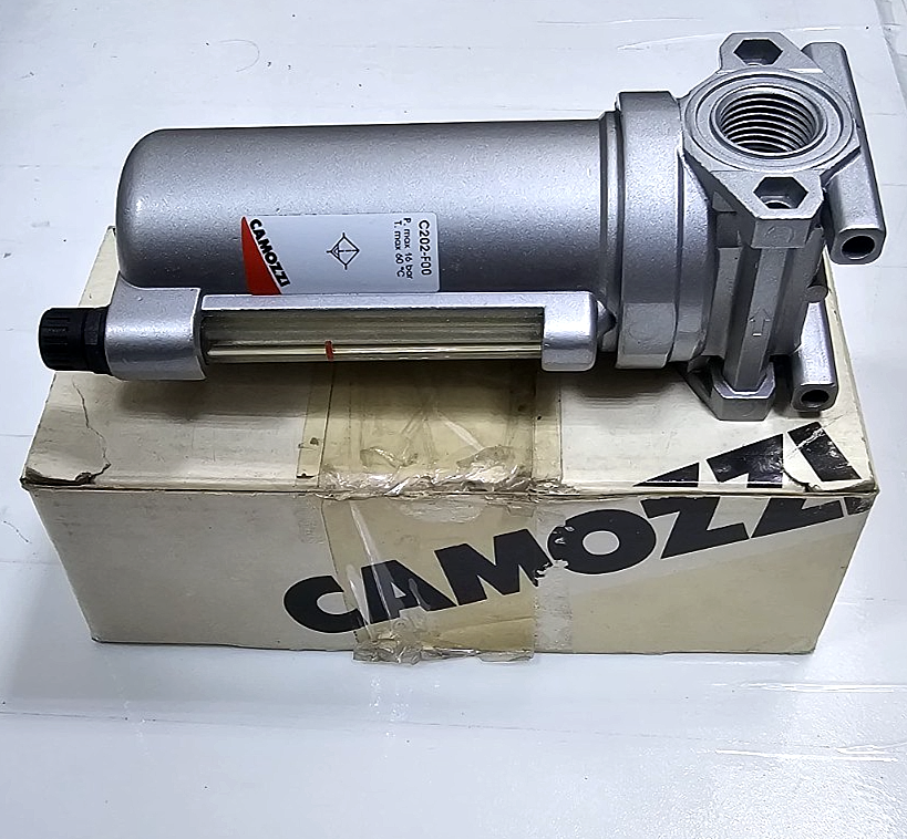 Camozzi C202F00 Pneumatic Filter | 16 Bar Max | Made in Italy0