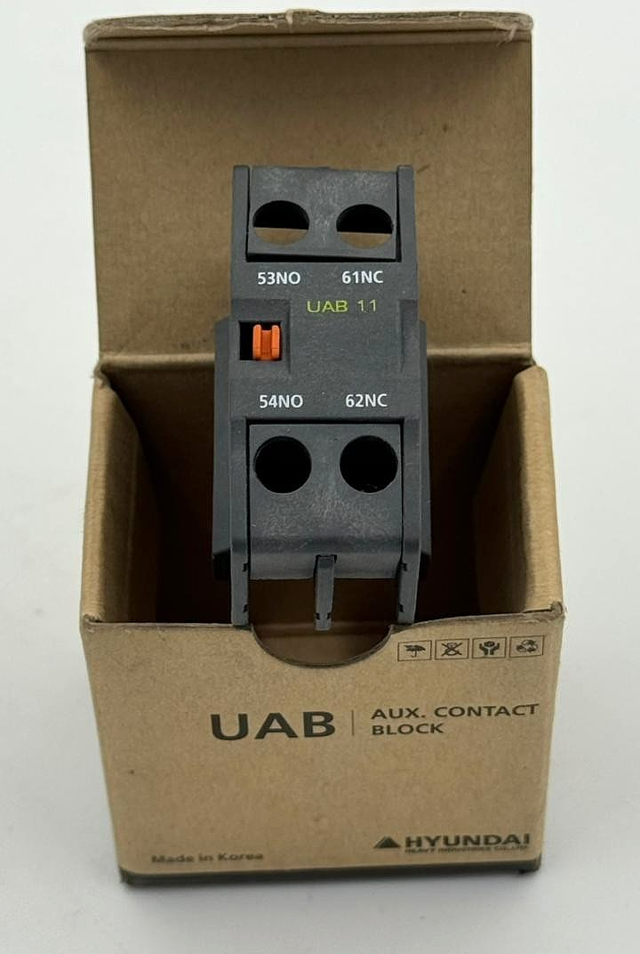 Hyundai | UAB 11 NS | Auxiliary Contact Block | Made in Korea0