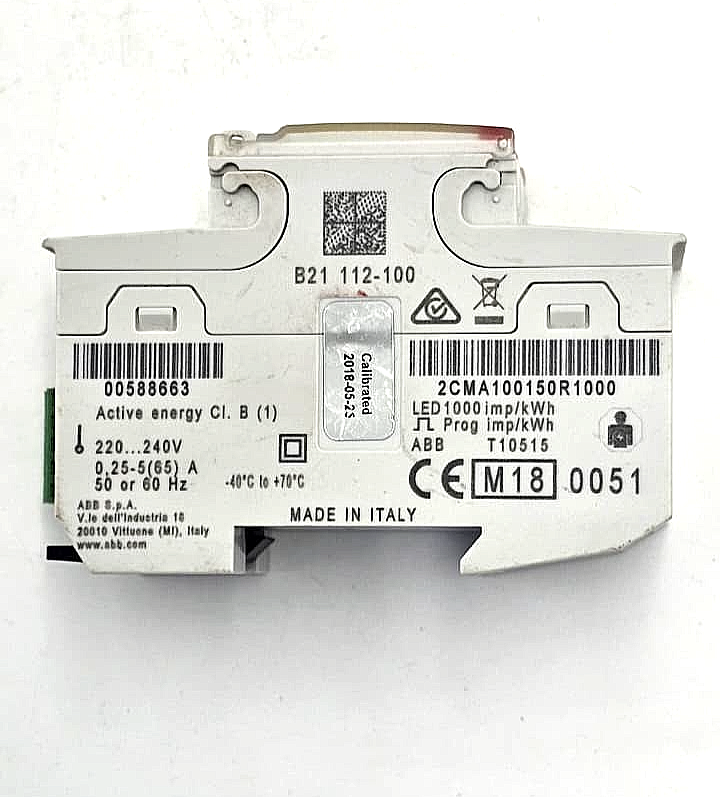ABB B21 112100 SinglePhase Energy Meter | Made in Italy ( 1 pcs )2