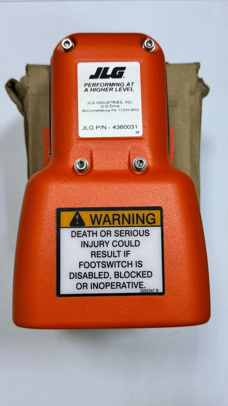 JLG 4360031 Foot Switch Pedal JLG P/N4600310