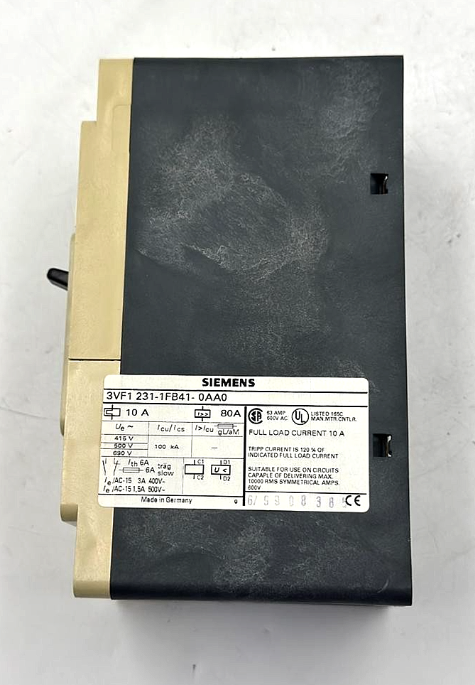 Siemens 3VF12311FB410AA0 Circuit Breaker | Made in germany2