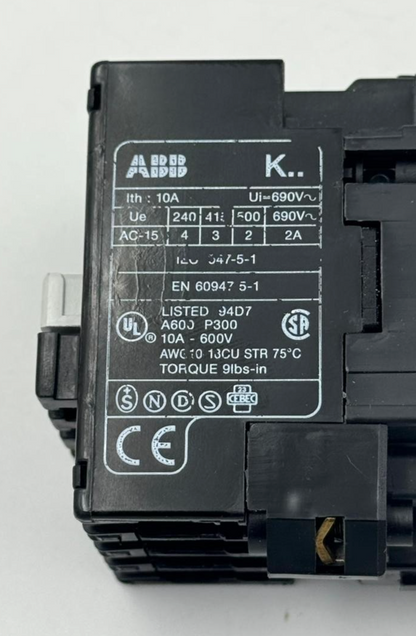 ABB K31E 4Pole Contactor Relay | 10A4
