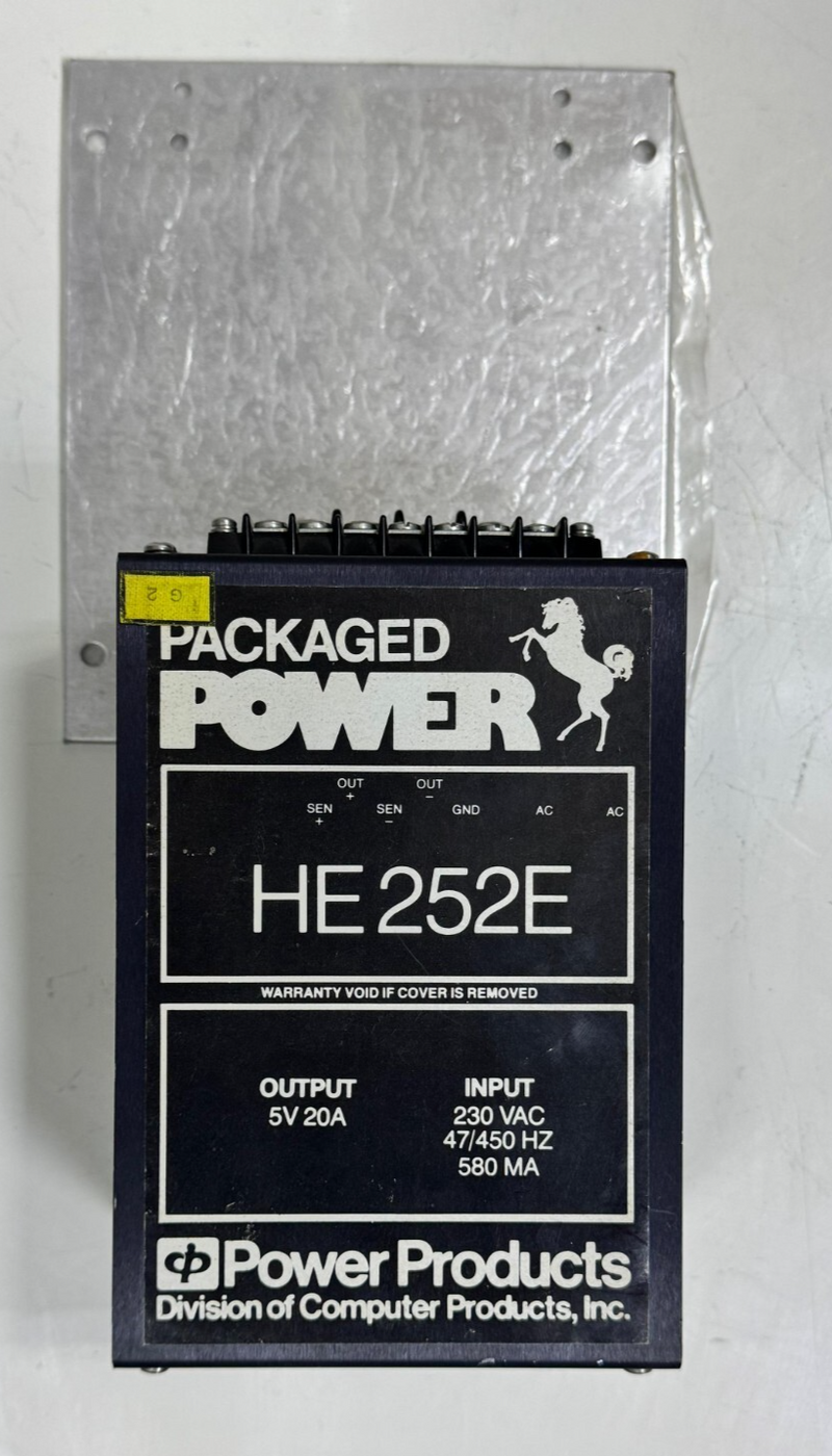 Packaged Power HE 252E Power Supply Module – 5V 20A Output – 230V AC Input0