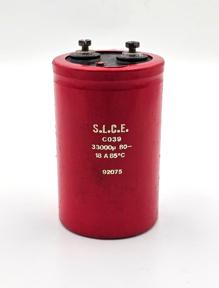 S.L.C.E. | C039 | Electrolytic Capacitor | 33000µF0