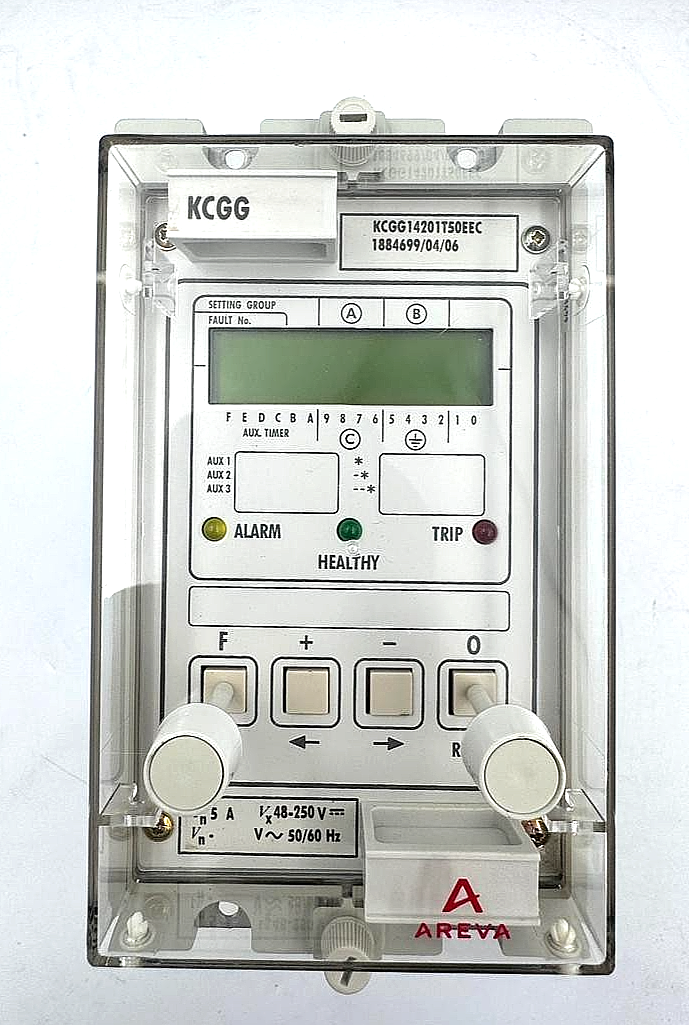 Alstom KCGG14201T50CEC SinglePhase Overcurrent AC Relay | Areva| Made in UK2