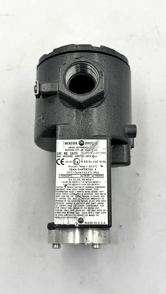 Mercoid Division Dwyer Instruments SA111 Pressure Switch | Made in USA1
