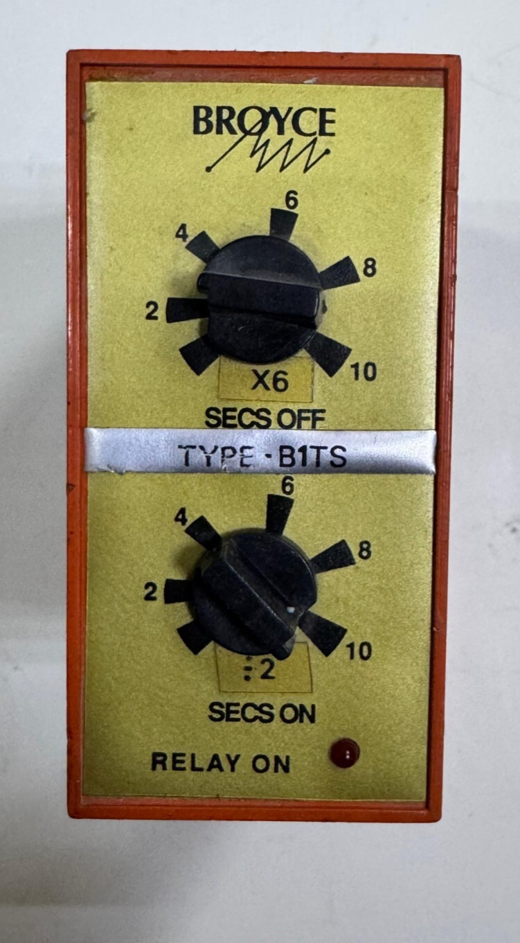Broyce Control B1TS Timer Relay | SOLAR 'B' Series | 24V DC | Dual Contact31