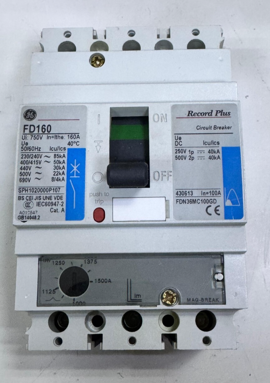 General Electric FDN36MC100GD Circuit Breaker FD160 – Made in Poland0