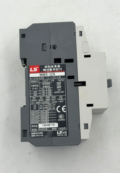LS Electric MMS32S Manual Motor Starter | 0.16–0.25A6