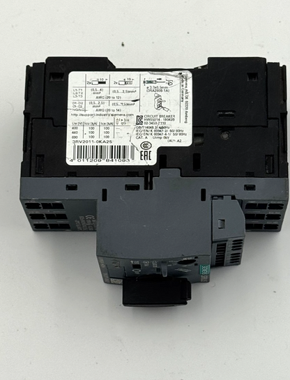 Siemens SIRIUS | 3RV20110KA25 | Motor Protection Circuit Breaker2