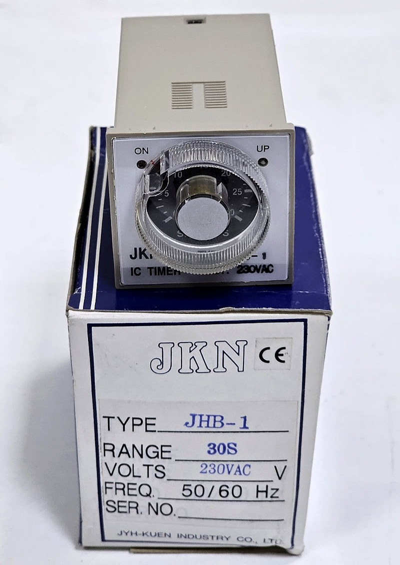 JKN | JHB1 | IC Timer | 230V AC | 8Pin | 30Second Time Delay Relay0