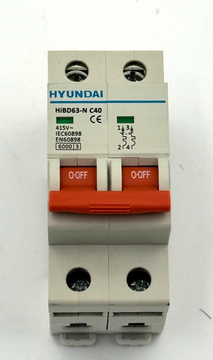 HYUNDAI | HiBD63N C40 | Circuit Breaker | Made in Korea ( 1 Pcs )0