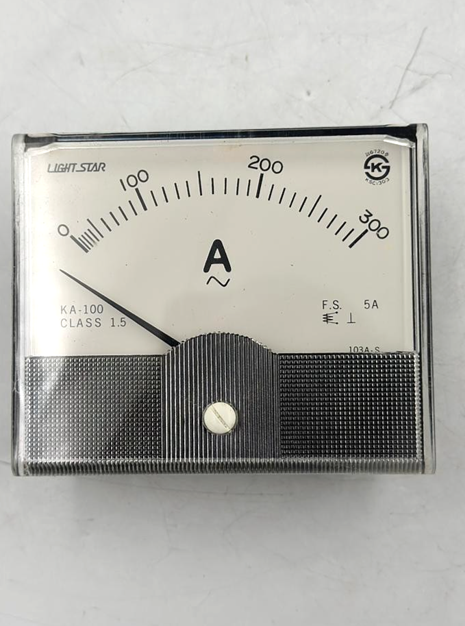 Light Star KA100 Analog AC Ammeter 0–300A | (1 pcs)1