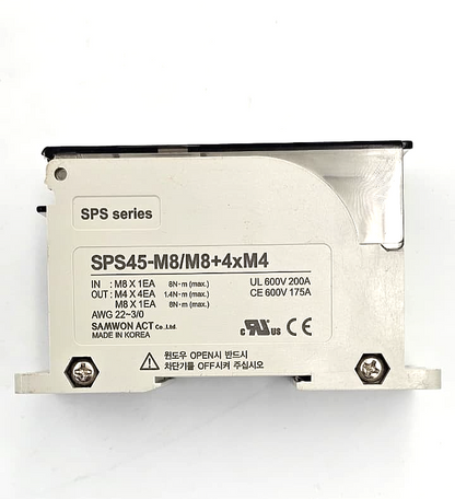 Samwon Act SPS45M8/M8+4xM4 ScrewType Power Distribution Block2