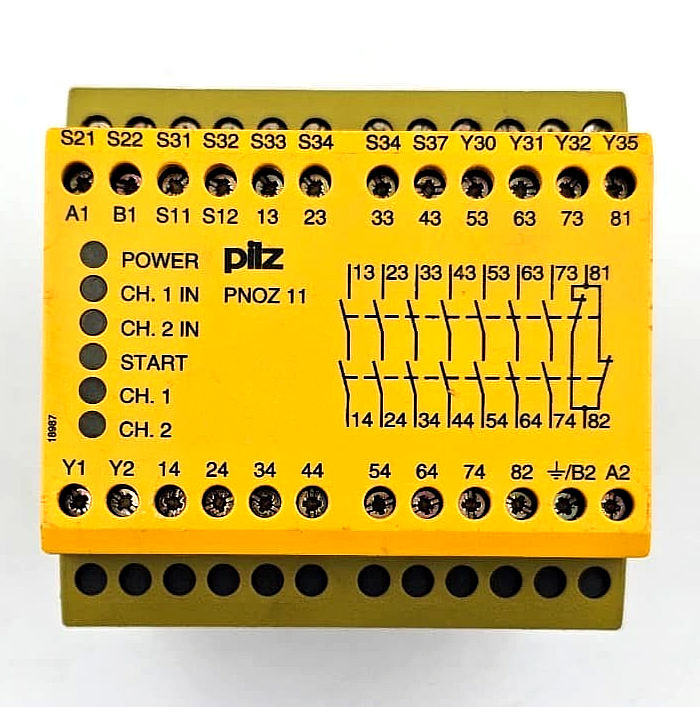Pilz PNOZ 11 774080 | Safety Relay | 24 VAC 24VDC | Made in Germany1