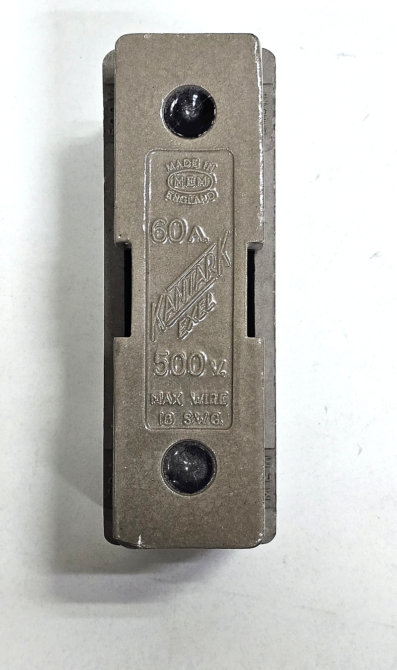 MEM Kantark Exel | 3263/2 | Fuse & Holder| 60A500V | Made In England0