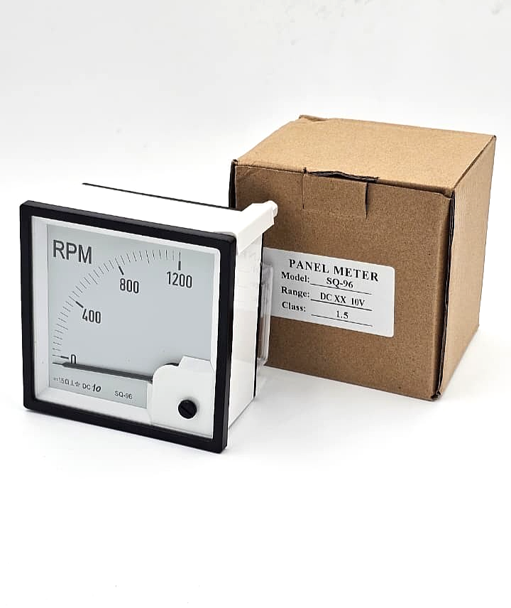 SQ96 RPM Panel Meter | 01200RPM | DC 10V0