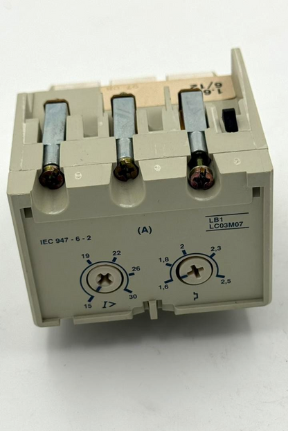 Telemecanique LB1LC03M07 Protection Module | 2.5A | Made in France6
