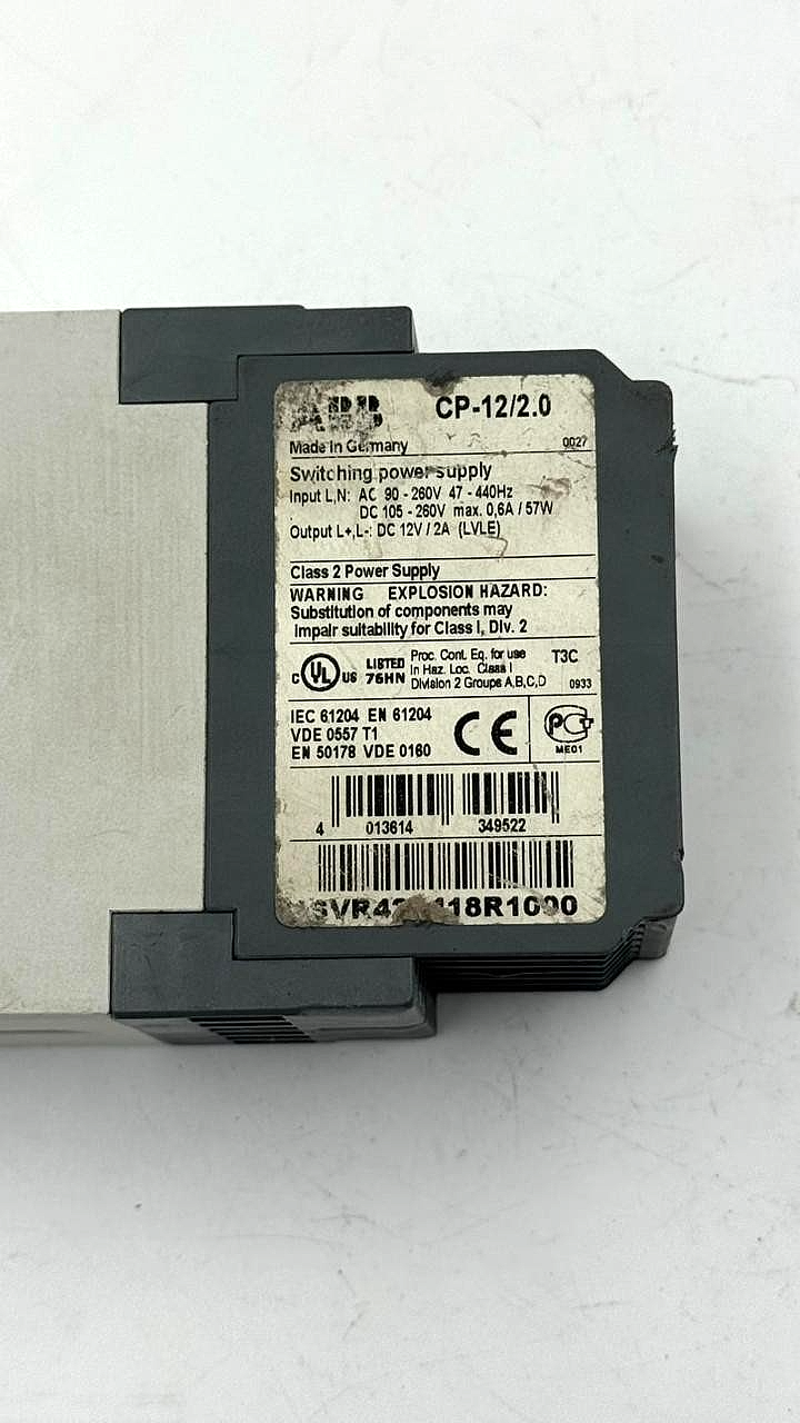 ABB | CP12/2.0 | Switching Power Supply | Made in Germany6