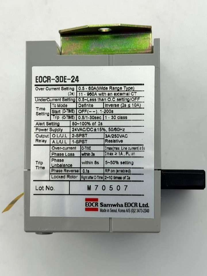 Samwha EOCR3DE24 Electronic Overcurrent Relay 0.560A ( 1 pcs )2