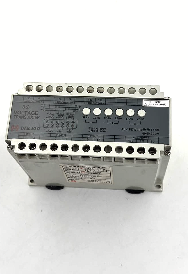 Daejoo DT-3V-C1A Voltage Transducer | AC 110/220V - saleem al tamimi electric equipment trading co llc-UAE
