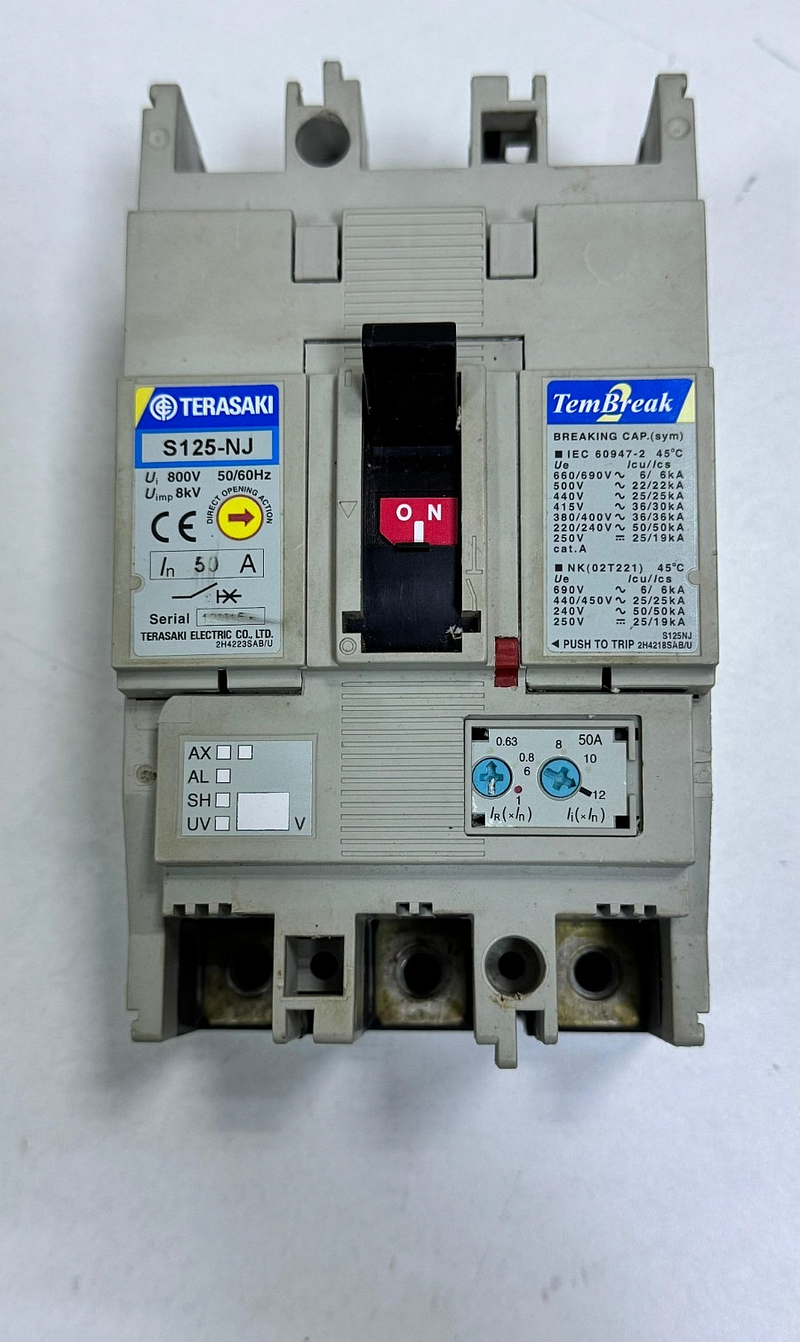 Terasaki | S125NJ| Circuit Breaker | 50A | Used | Fast Shipping0
