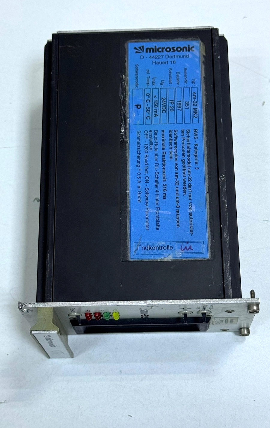 Microsonic | SM32 | Safety Module | Made in Germany2