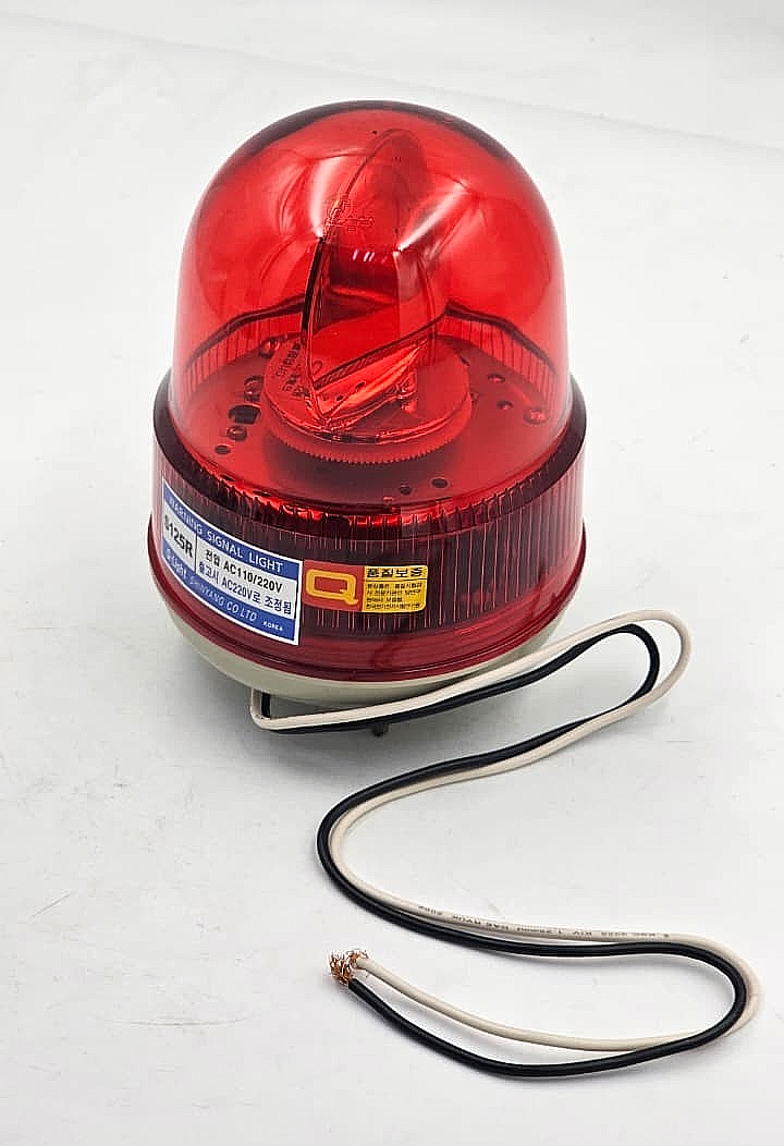 QLight S125R Warning Signal Light | AC110/220V | Made in Korea1