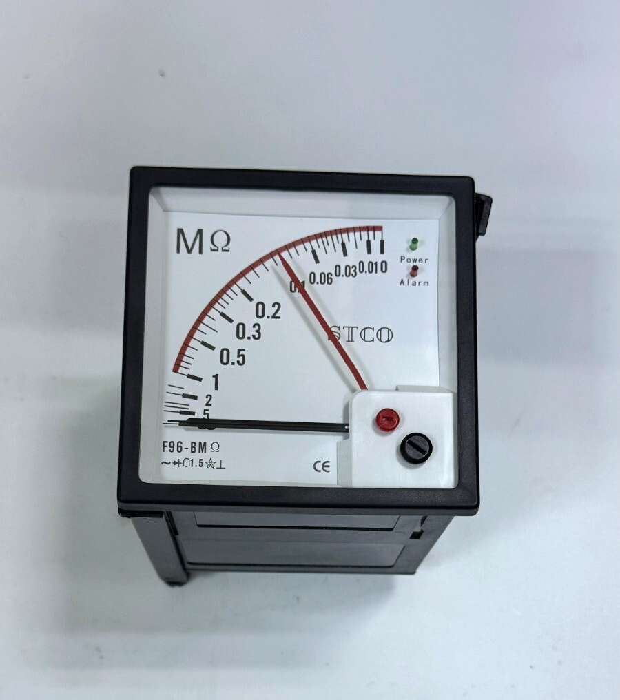 F96BMΩ  STCO  Analog Insulation Resistance Meter | 0–5 MΩ Megohmmeter1
