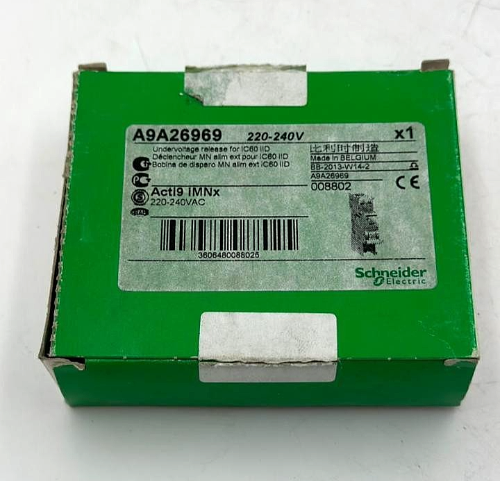Schneider Electric A9A26969 Auxiliary Contact | 220240V | Made in Belgium1 pcs2