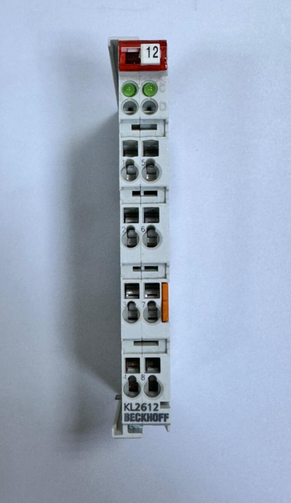 Beckhoff KL2612 Relay Output Terminal –2Channel, 125V AC / 30V DC, 0.5A AC3