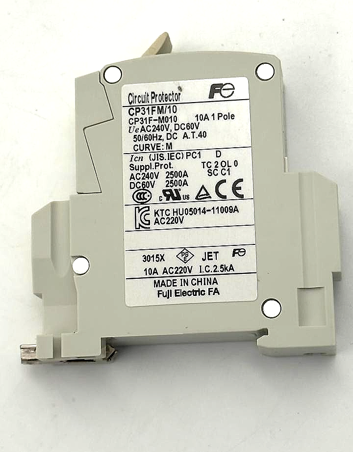 Fuji Electric CP31FM/10 circuit protector 10A ( 1 Pcs )3