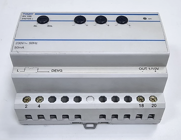 Hager EV105 Remote Control Dimmer Module | 230V AC | 50Hz | 50mA | German Made5