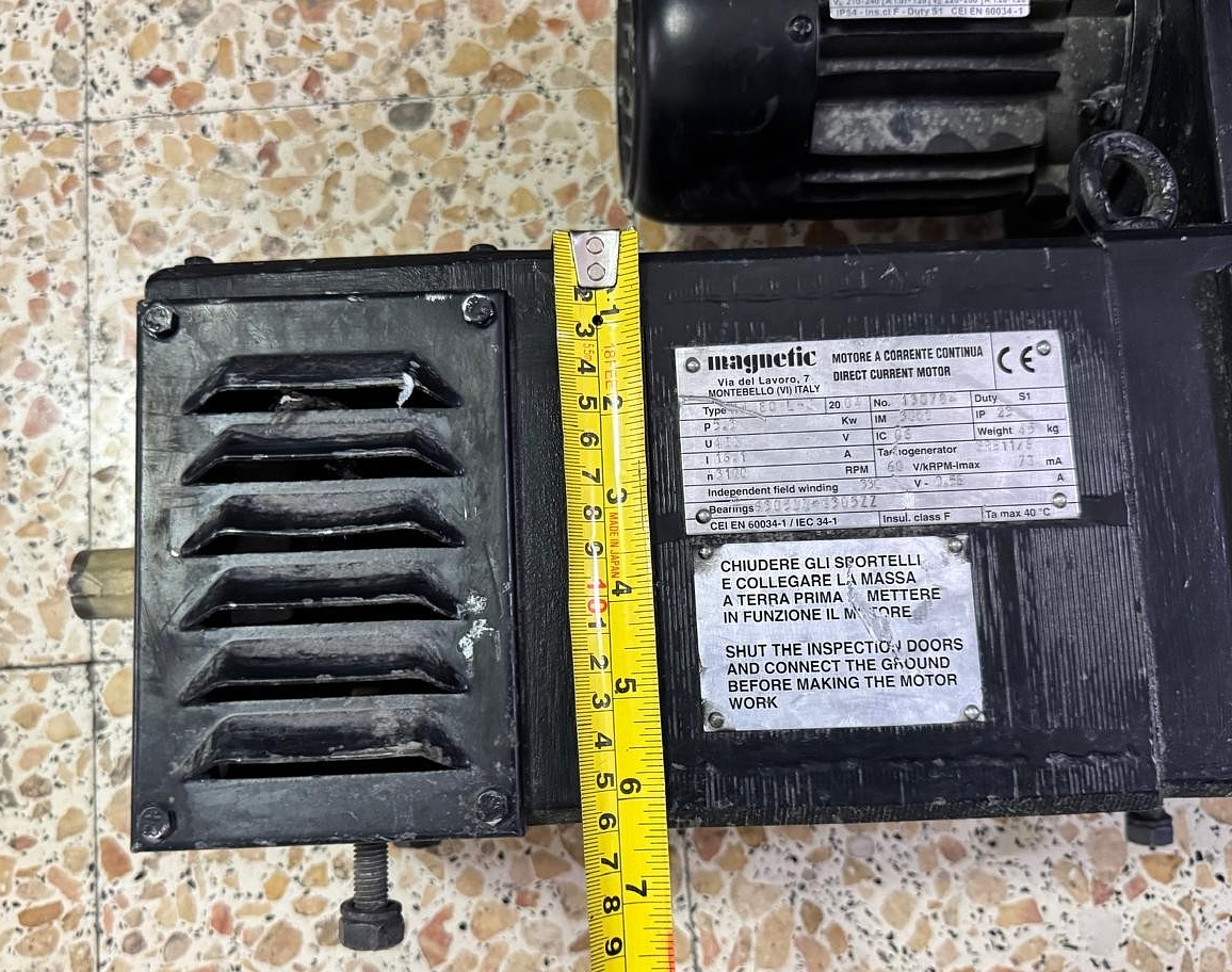 Magnetic | MM80 LJ | DC Motor | Made in Italy | 5.3 kW | 400V  DC | 3100 RPM11