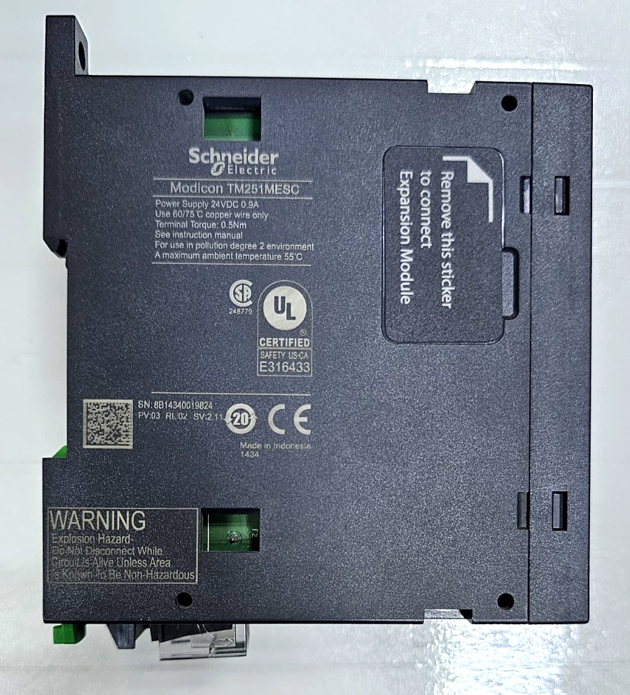 Schneider TM251MESC Electric Modicon Controller | 24VDC 0.9A Power Supply2