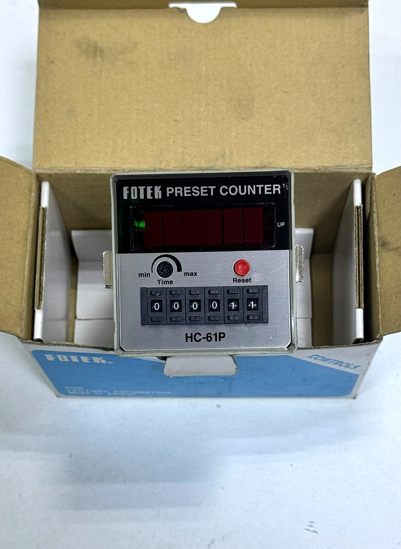 Fotek | HC61P | Digital Counter | Preset Counter Meter0