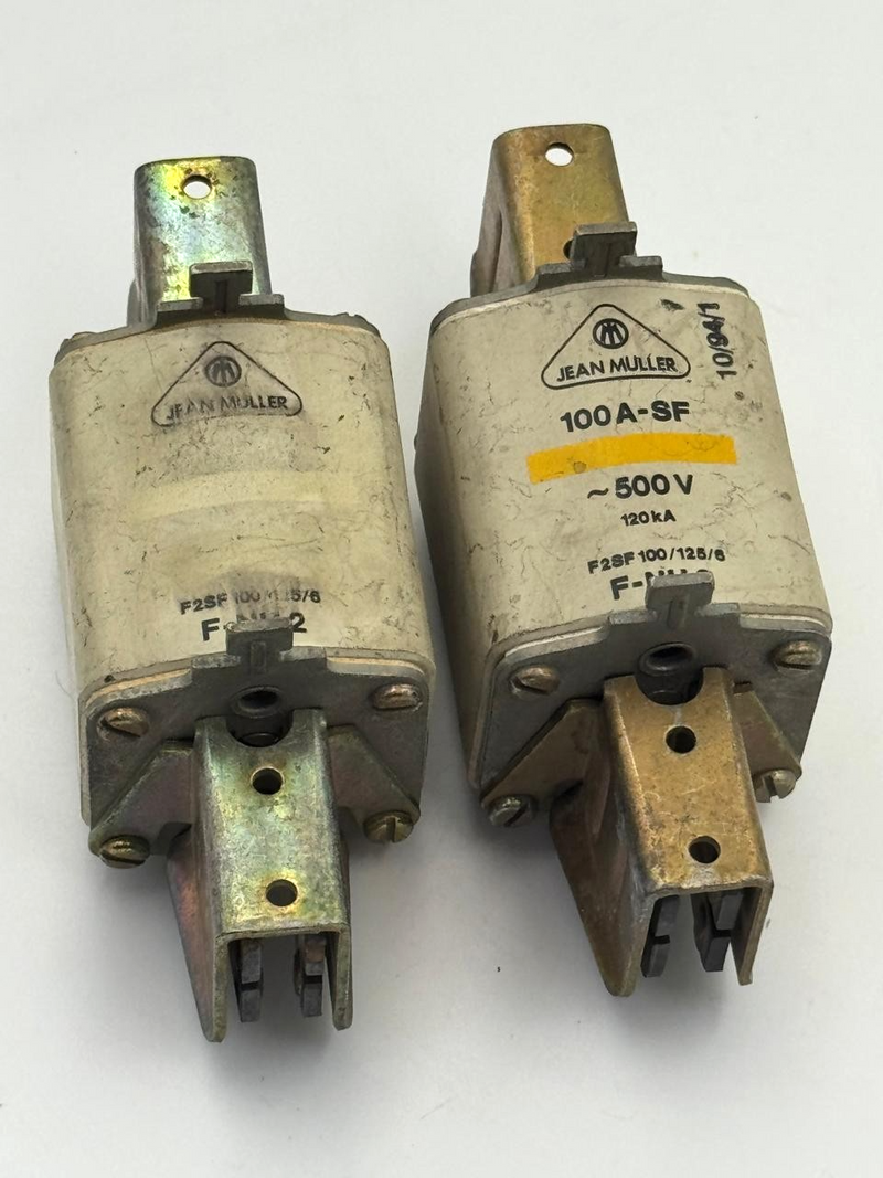 Jean Müller | 100A SF |  Fuse Set | 500 V | 100 A| Made in Germany ( Pack Of 2 )0