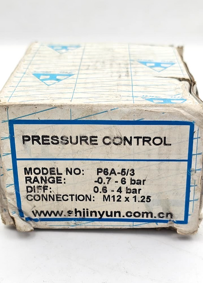 Shinyun P6A 5/3 Electronic Pressure Control Switch | Range    0.7 6 Bar9