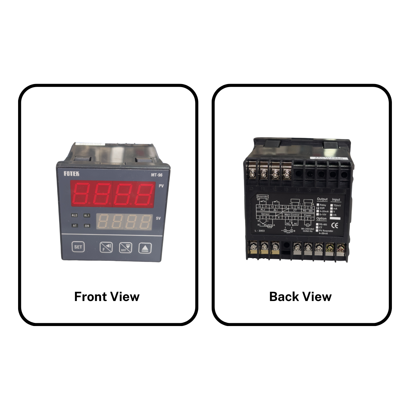 MT96V Digital PID Temperature Controller | SSR Output | Fuzzy Logic & ON/OFF3