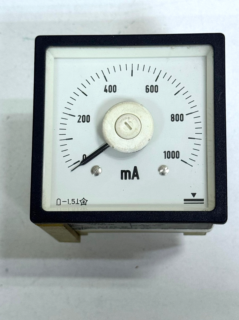 GEC Alsthom |  V72LC | Analog Meter – 01000 mA Milliamperes Current Measurement0