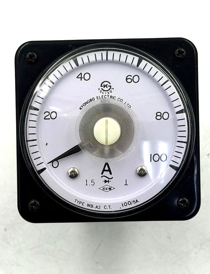 Kyongbo Electric WBA2 Analog AC Ammeter Panel Meter – 0100A1