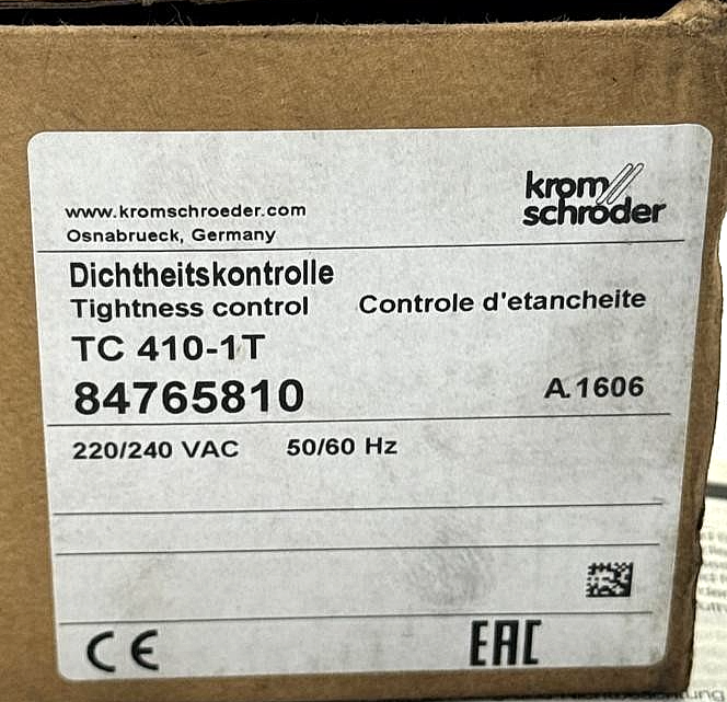 Kromschröder TC 4101T Valve Leak Detector | Made in Germany1