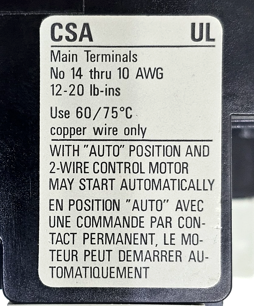 (1 piece) Sprecher+Schuh | CT312 | Thermal Overload Relay | 2.5 A660 V8